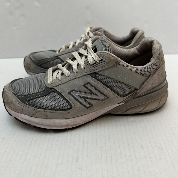 New Balance 990v5 Shoes Mens 8 2E 10 D Gray Made in USA Running M990GL5 *Sizing* main image 5